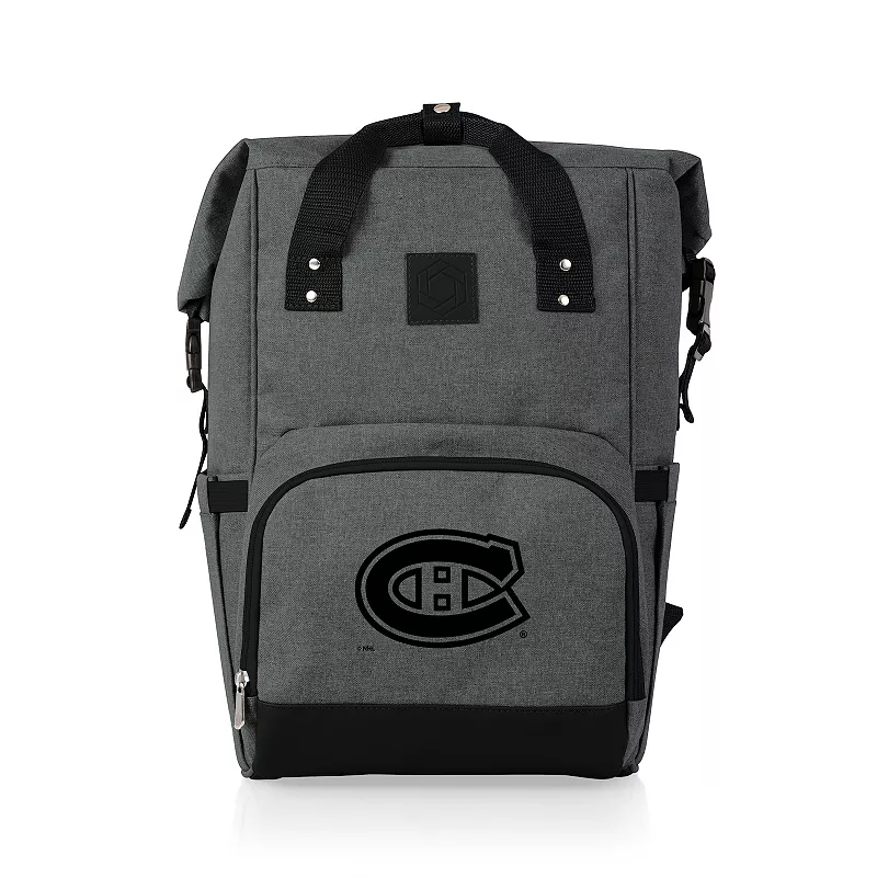 Picnic Time Montreal Canadiens On The Go Roll-Top Cooler Backpack