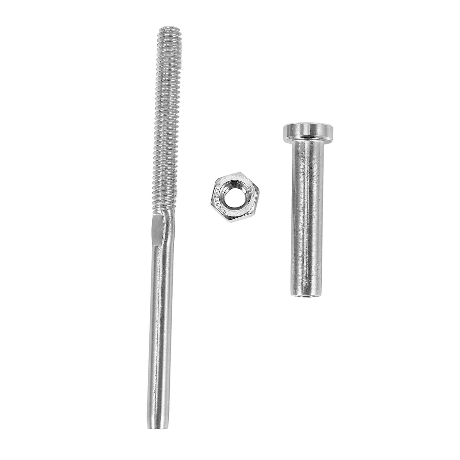 Stemball Countersunk and Invisible Hex Head with Threaded Spigot and End Piece Combination for 1/8 C