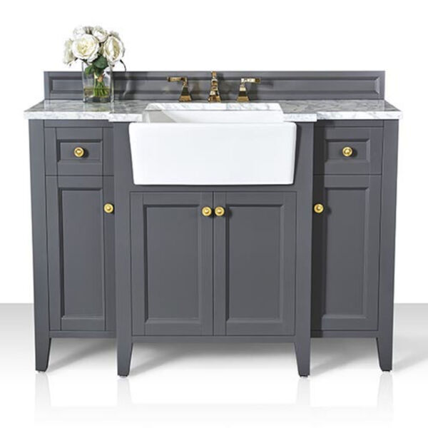 Adeline Sapphire 48-Inch Vanity Console with Farmhouse Sink