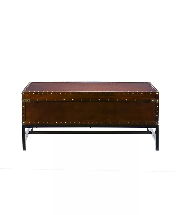 Southern Enterprises Voyager Storage Cocktail Table