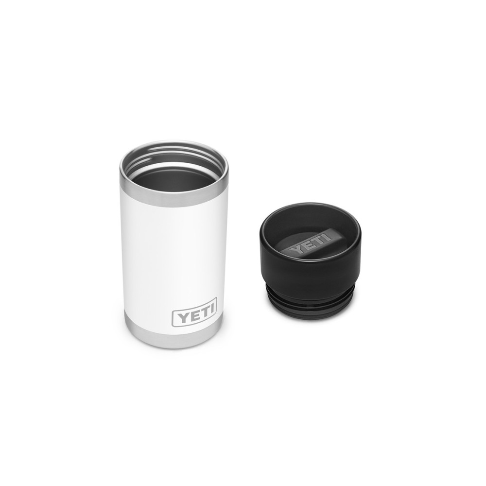 Yeti Rambler 12oz Bottle White with Hotshot Cap