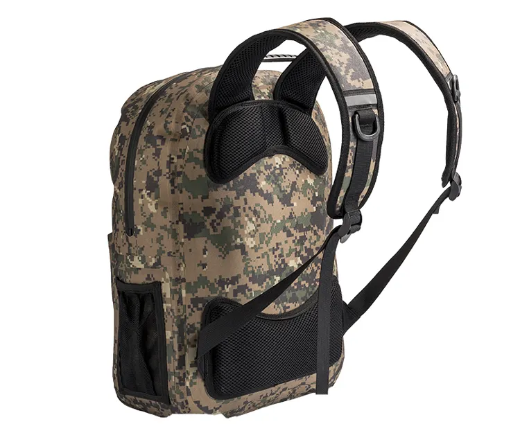 camouflage color 600D Manufacturers Outdoor Camping Waterproof School Bag Backpack