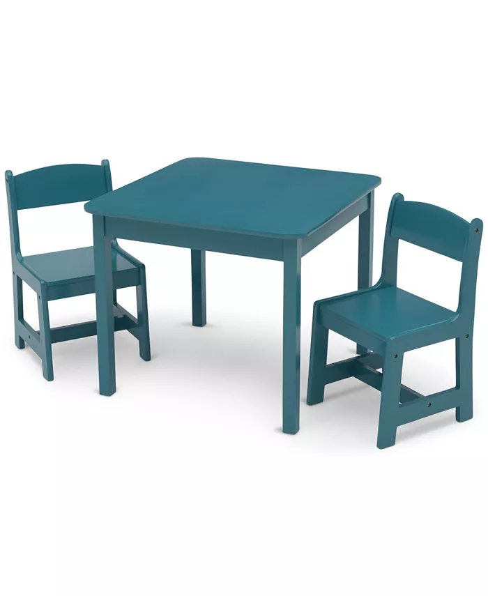 Delta Children Mysize Wood Table and Chairs Set  3 Piece