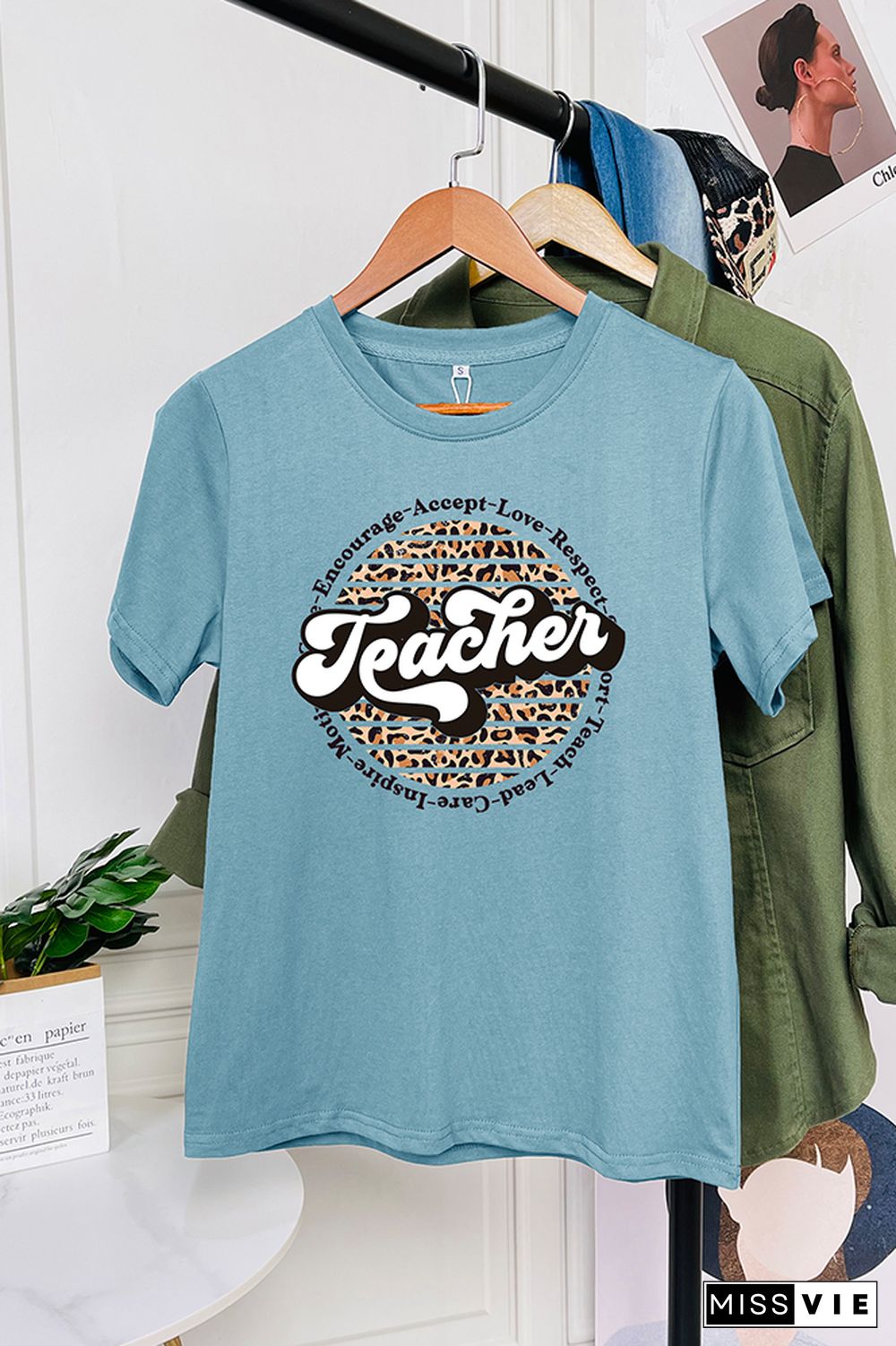 Teacher Circle Short Sleeve Graphic Tee Wholesale