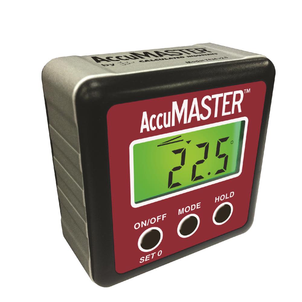 AccuMASTER 2-in-1 Digital Angle Gauge ;