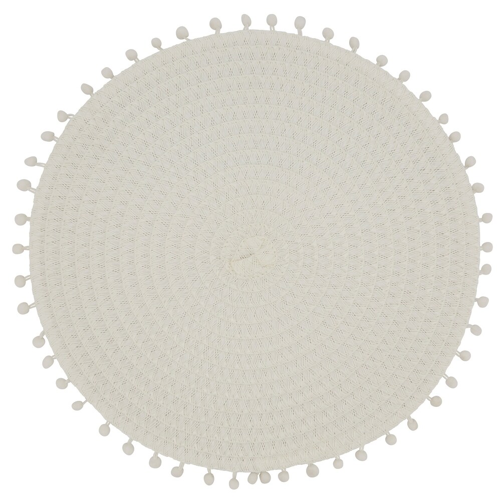 Pom Pom Design Placemats (Set of 4)