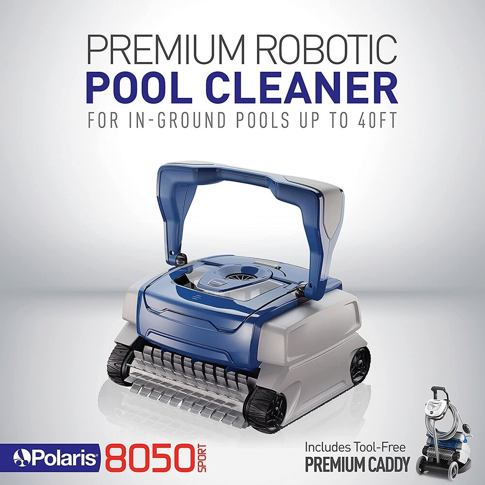 Polaris F8050 Sport Robotic Wall Climbing Inground Swimming Pool Vacuum Cleaner   37.5