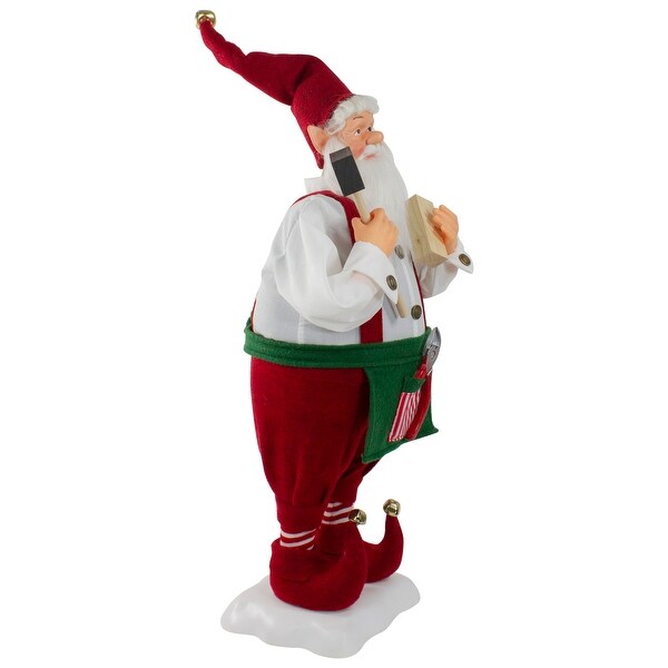 Santa's Workshop Elf Animated Standing Christmas Figure