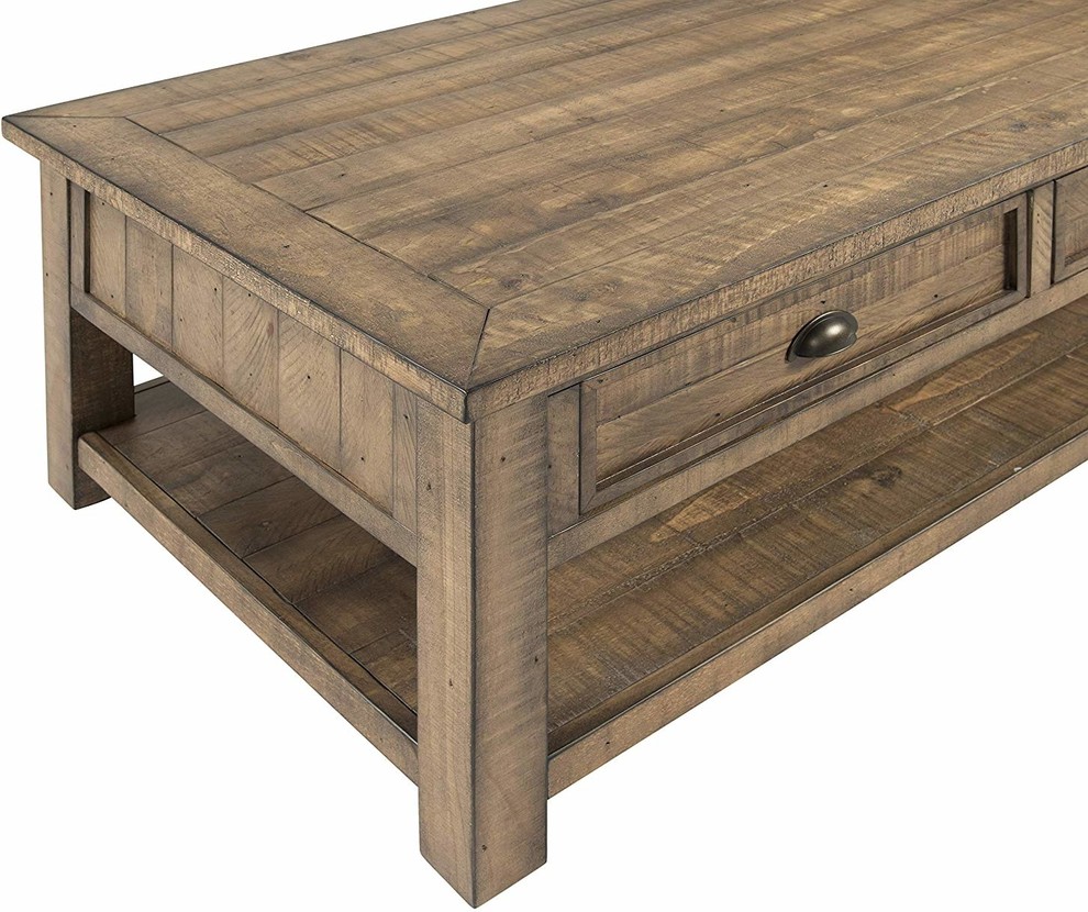 Monterey Solid Wood Coffee Table   Farmhouse   Coffee Tables   by Martin Svensson Home  Houzz