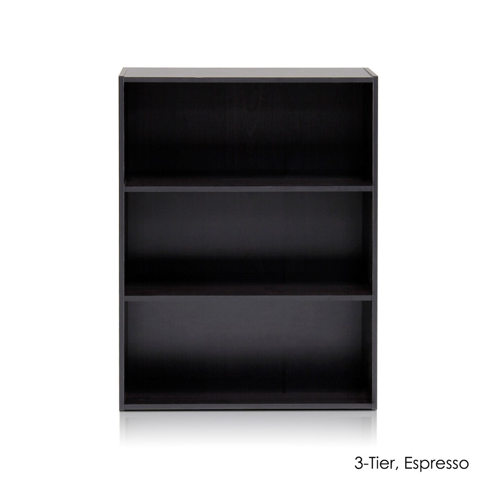 Porch   Den Avers Espresso MDF Open Shelf