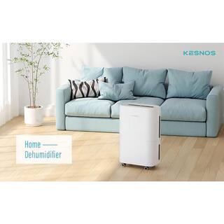 Kesnos 60-Pint . Portable Home Dehumidifier For 4500 Sq. Ft. with Drain Hose and Water Tank Timer with Wheels HDCX-PD220B