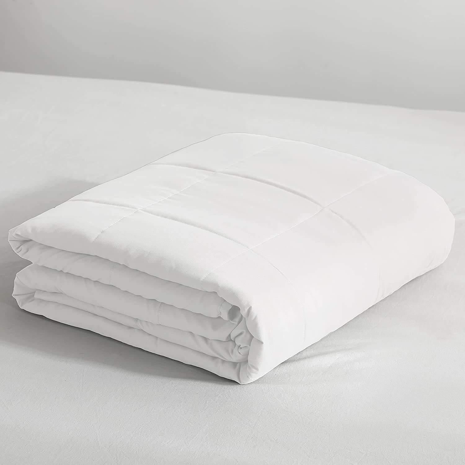 Exclusivo Mezcla White Weighted Blanket (60