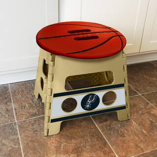 FANMATS NBA San Antonio Spurs Plastic Folding Step Stool 24420