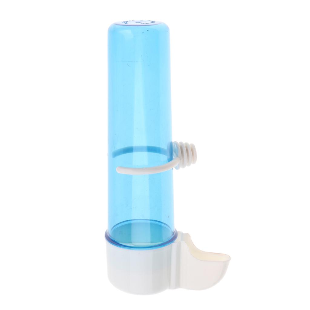 2 Pieces Automatic Bird Water Dispenser Bird Cage Waterer Feeder Bird Accessory Drinker Bottle for Hamster Parrot Cage Accessories