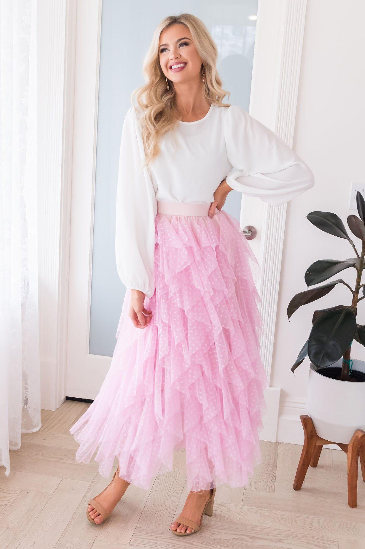 Polka Dot Party Tulle Skirt