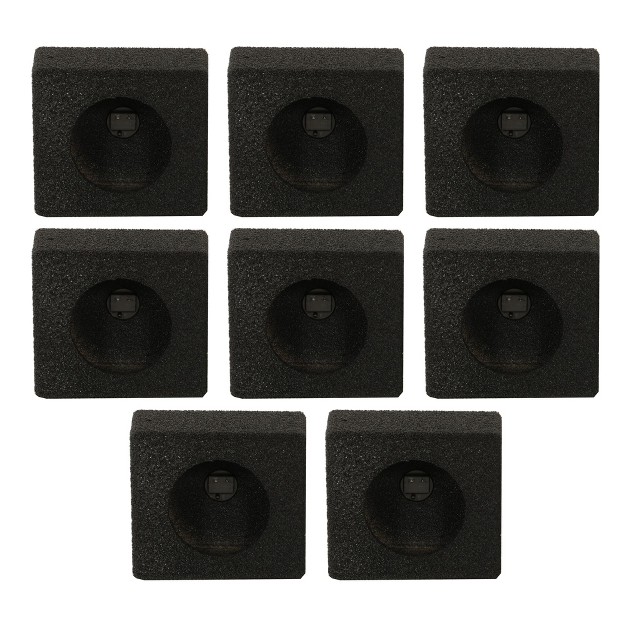 Qpower Qbomb Qbtw6 5 Single 6 5 Inch Bedliner Spray Car Box Speaker Subwoofer Enclosures 8 Pack