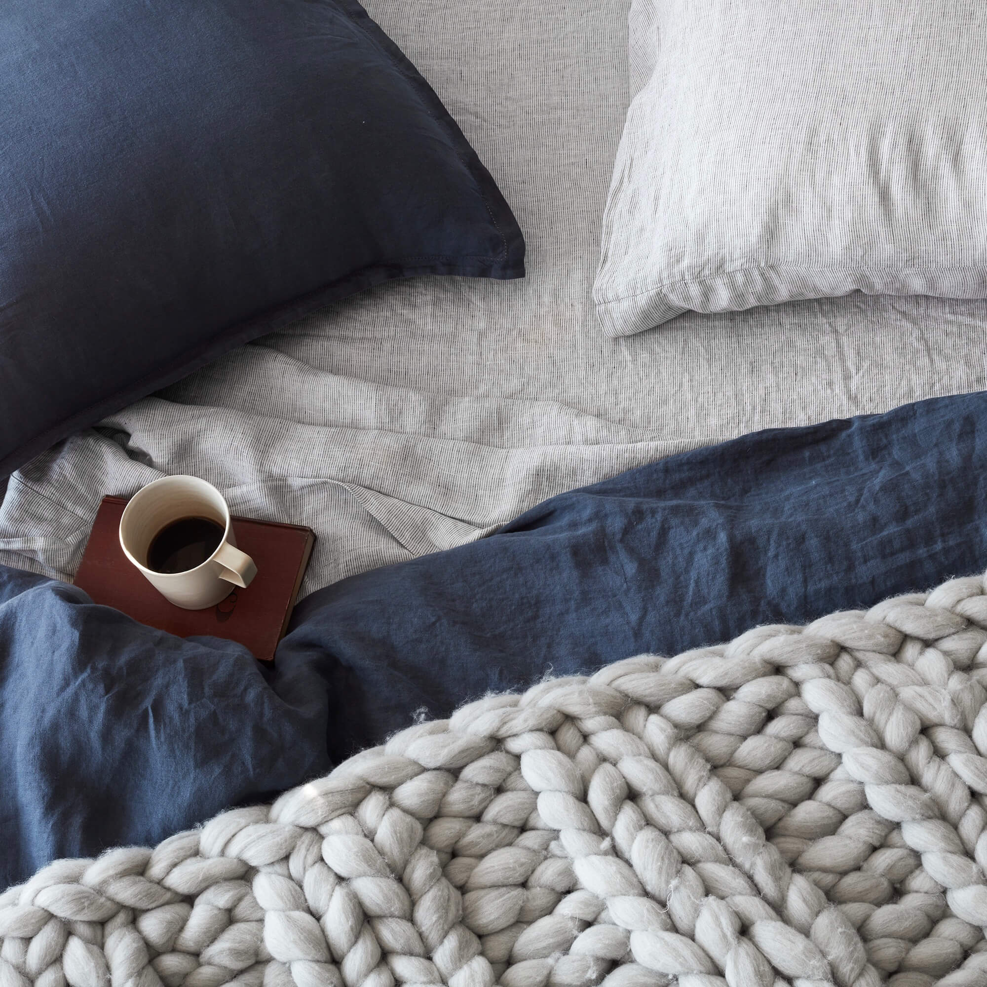 Stonewashed Linen Pillowcases