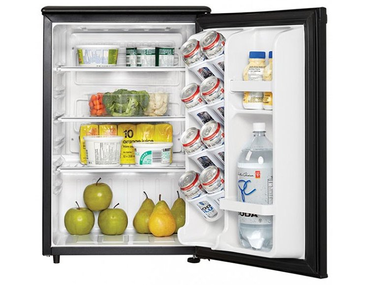 Danby Designer 2.6 Cu. Ft. Black Compact Refrigerator