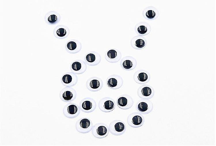 100pcs 7mm/15mm Mini With Adhesive Activity Eye Stickers Creative Diy Manual Activity Eyes