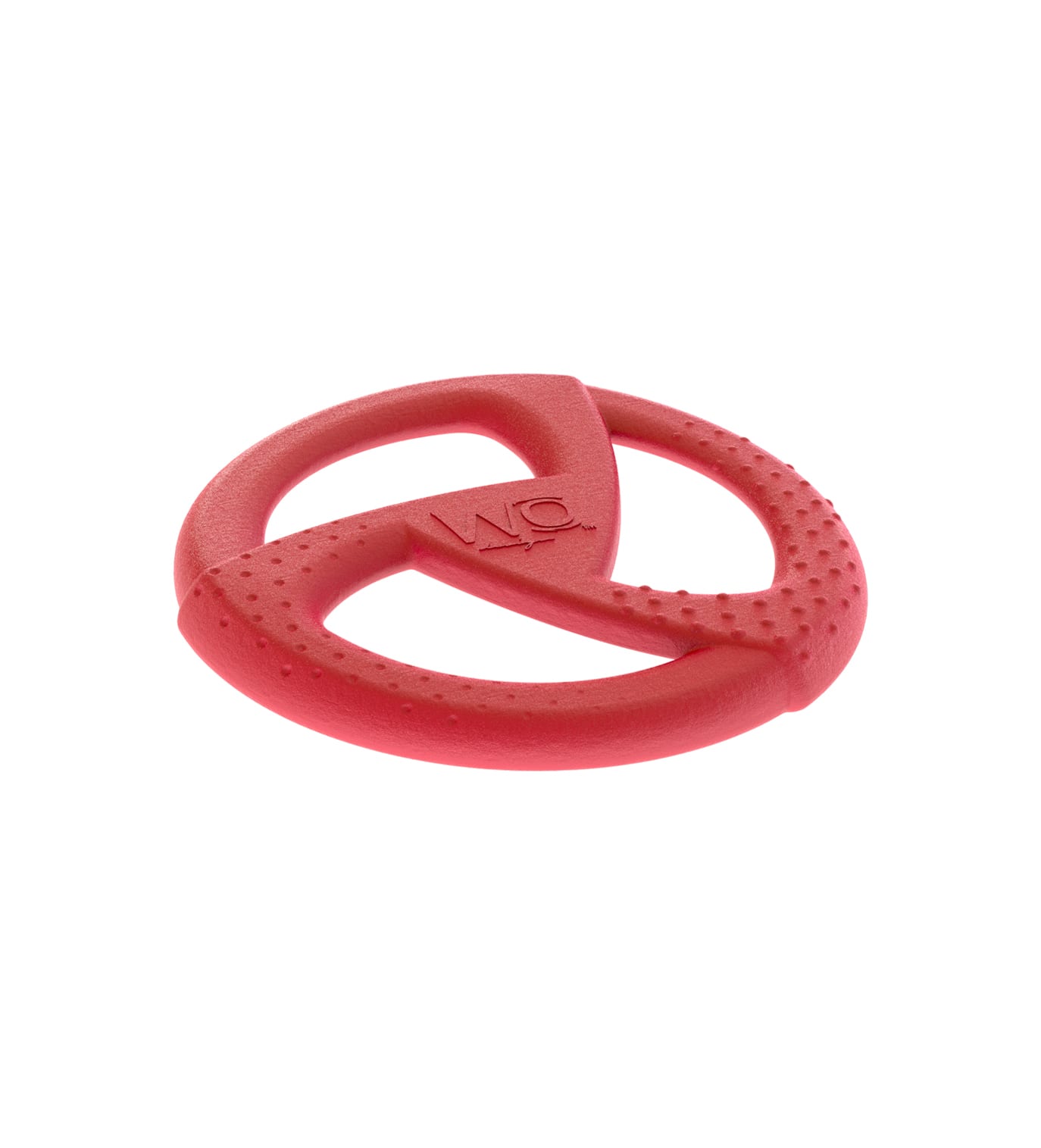 WO 8 Inch Durable Frisbee Disc Dog Toy - Cranberry