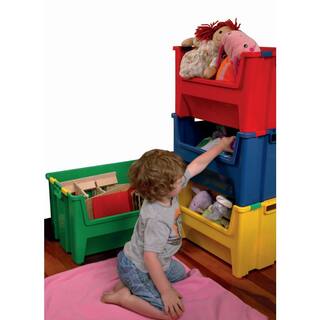 13 Gal. Pack N Stack Storage Bin (3-Pack) 7300KIDS