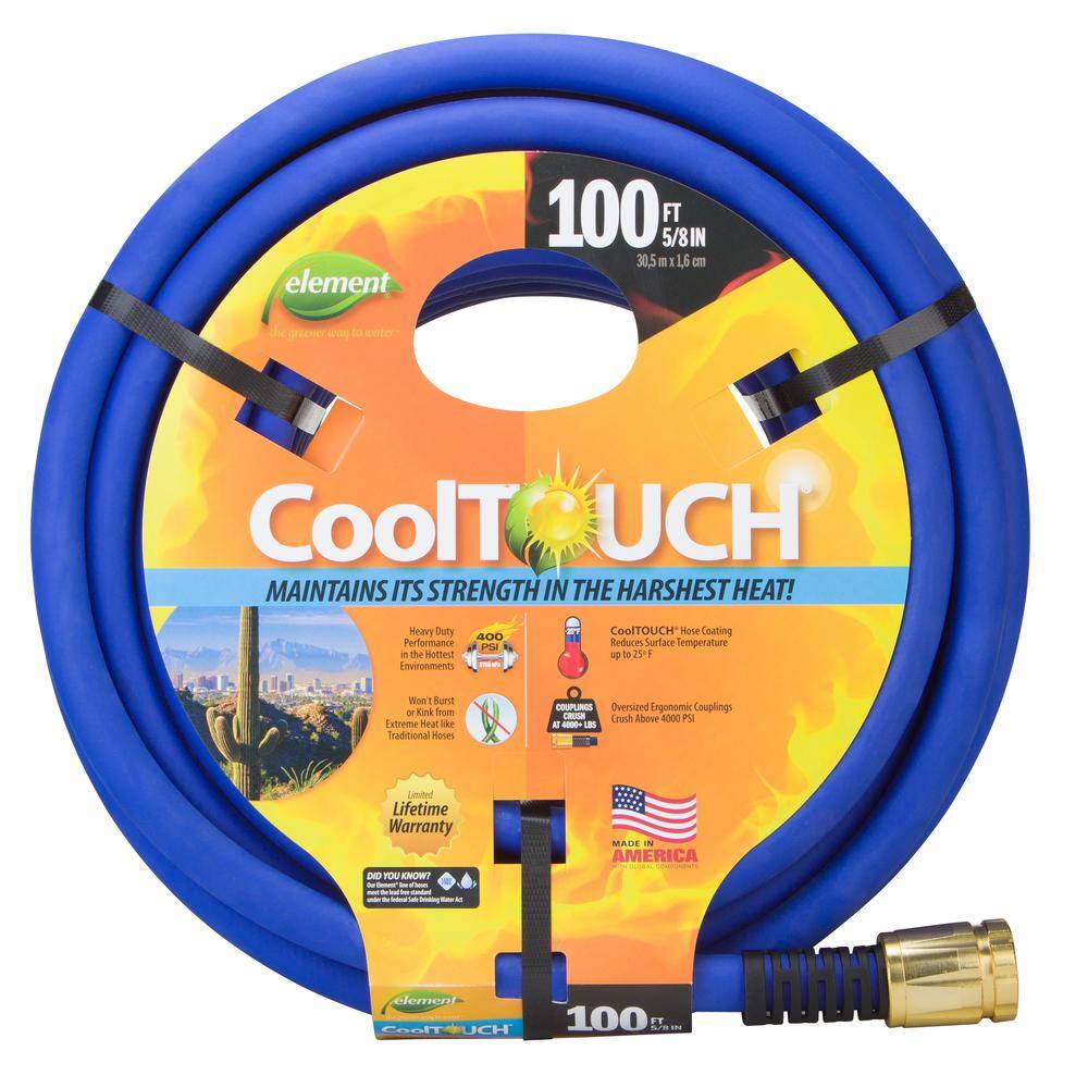 Element CoolTouch 58 in. x 100 ft. Heavy Duty Hot Climate Water Hose CELCT58100