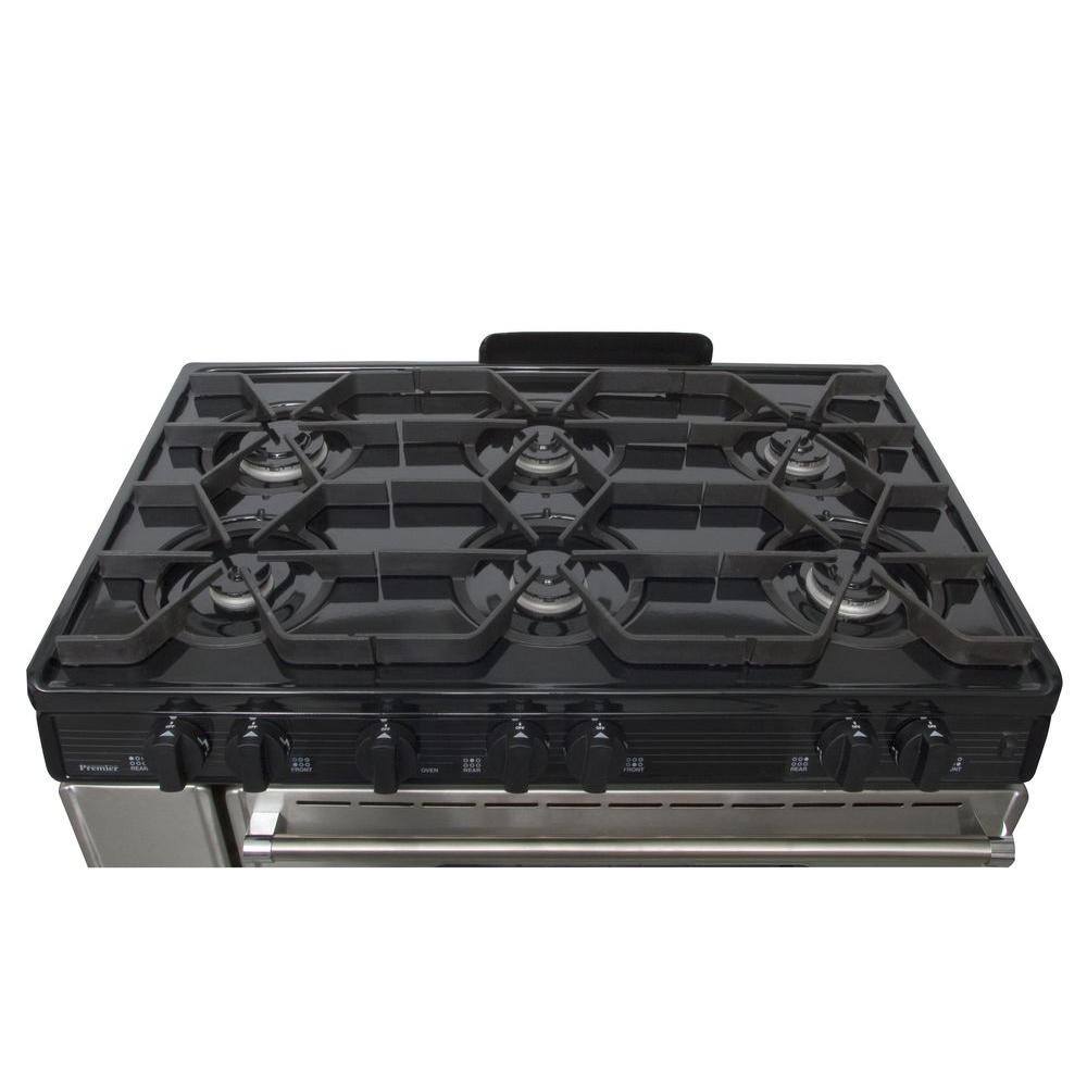 Premier ProSeries 36 in. 3.91 cu. ft. Gas Range in Stainless Steel P36S3182PS