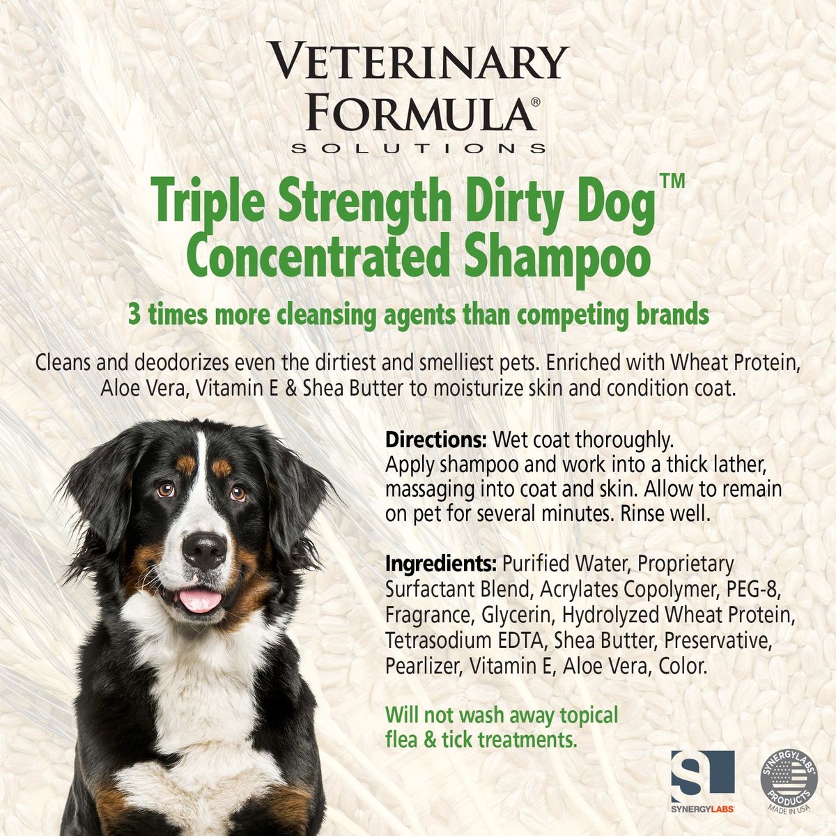 Veterinary Formula Solutions Triple Strength Dirty Dog Concentrated Shampoo