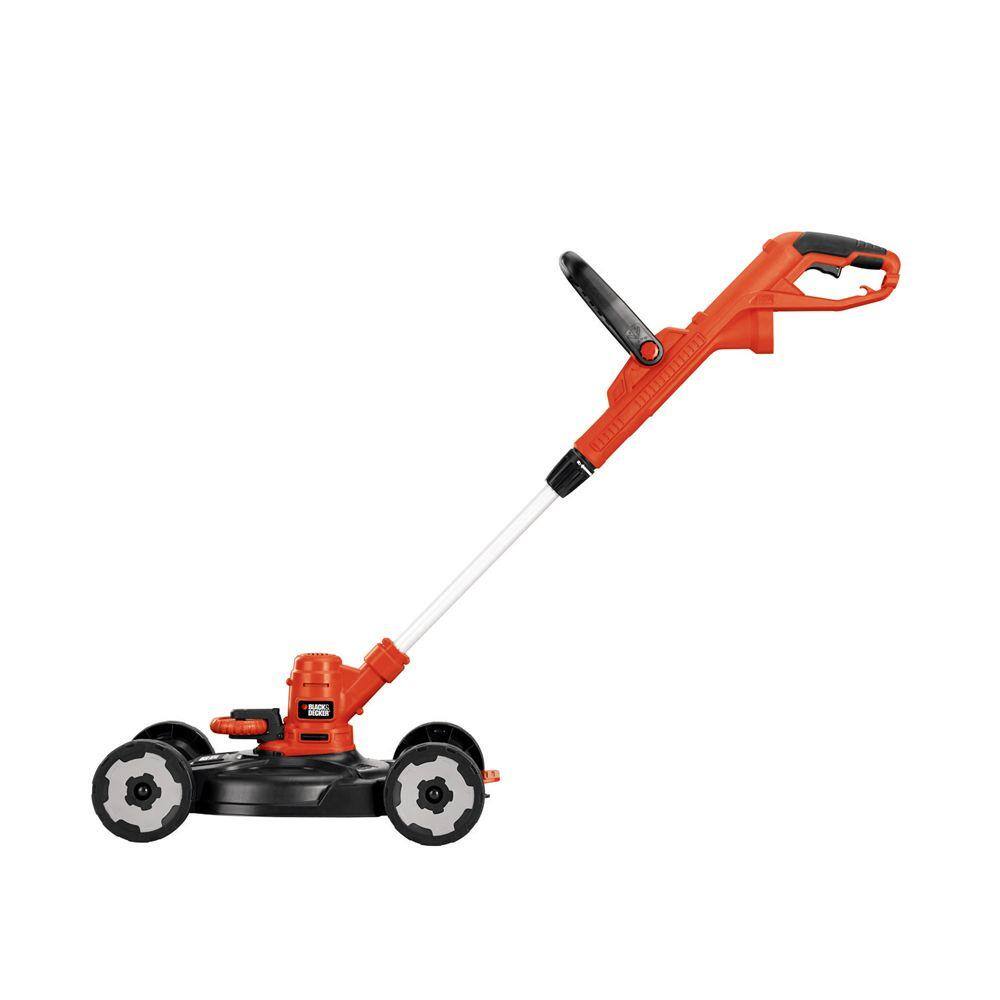 BLACK+DECKER 12 in. 6.5 AMP Corded Electric 3-in-1 String Trimmer  Lawn Edger with Lawn Mower Attachment MTE912