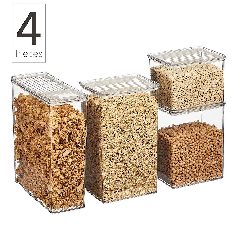 Nate Home by Nate Berkus Airtight Canister Containers， Set of 4