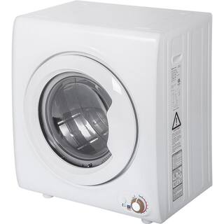 Magic Home 2.65 cu.ft. 120V White Electric Vented Dryer Compact Tumble Laundry Dryer with 1400W Drying Power and 9 lbs. Capacity CS-ES188746KAA