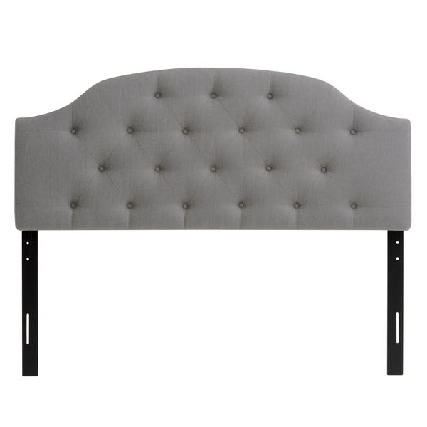 CorLiving Calera Diamond Tufted Fabric Arched Panel Headboard - Full - - 28495536