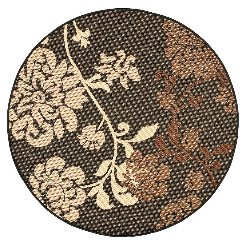 Safavieh Courtyard Floral Vine Indoor Outdoor Rug