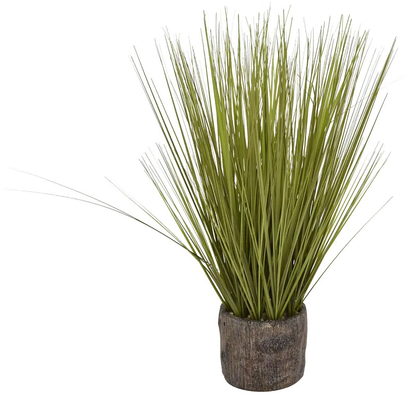 24 Inch Faux Grass Arrangement in Flower Pot