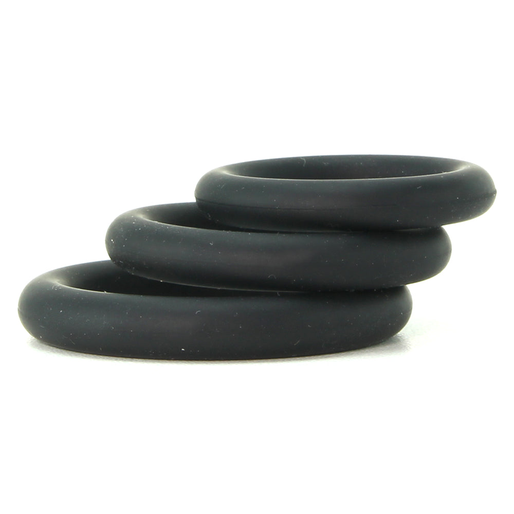 Ram Silicone Cock Rings #3 in Black