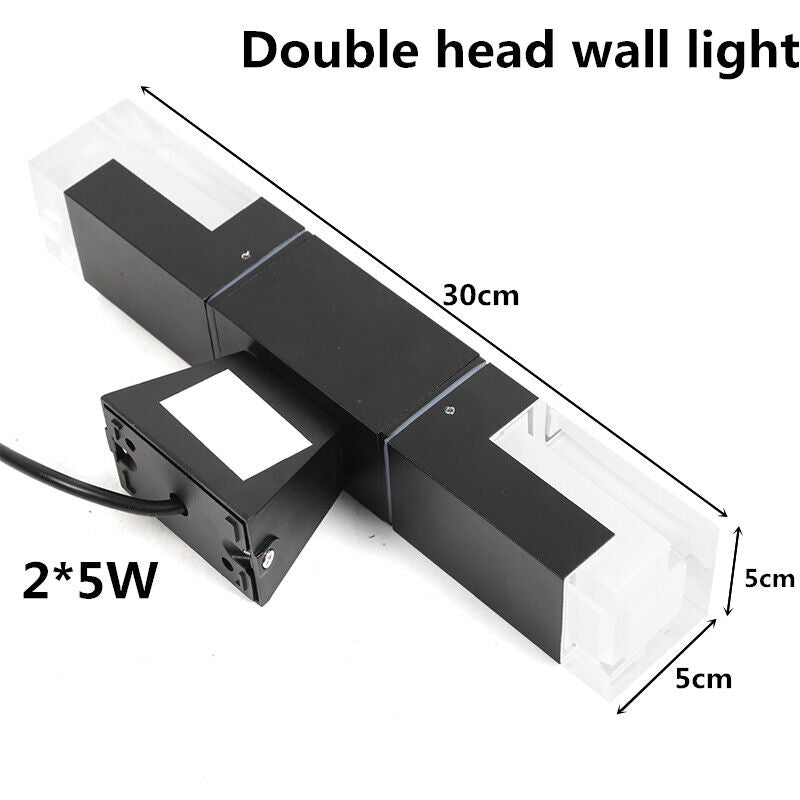 DENEST Modern Outdoor Wall Light LED Exterior Porch Sconce Lamp Fixture Waterproof