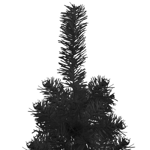 vidaXL Christmas Tree Decoration Slim Artificial Half Xmas Tree with Stand