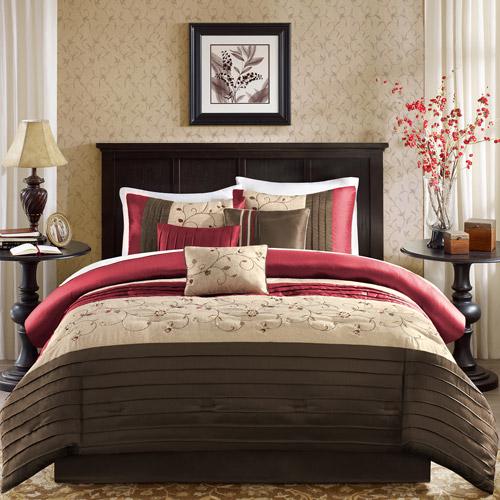 Home Essence Monroe 7 Piece Embroidered Comforter Set  Crowdfused