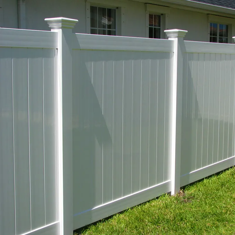 Fentech Manufacturer supply 8x8 vinyl fencing