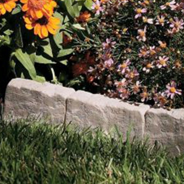 Suncast Cplbse10tg Water Resistant Landscape Design Border Decorative Natural Rock Stone Edging For Garden Lawn And Landscape Edging In Light Taupe