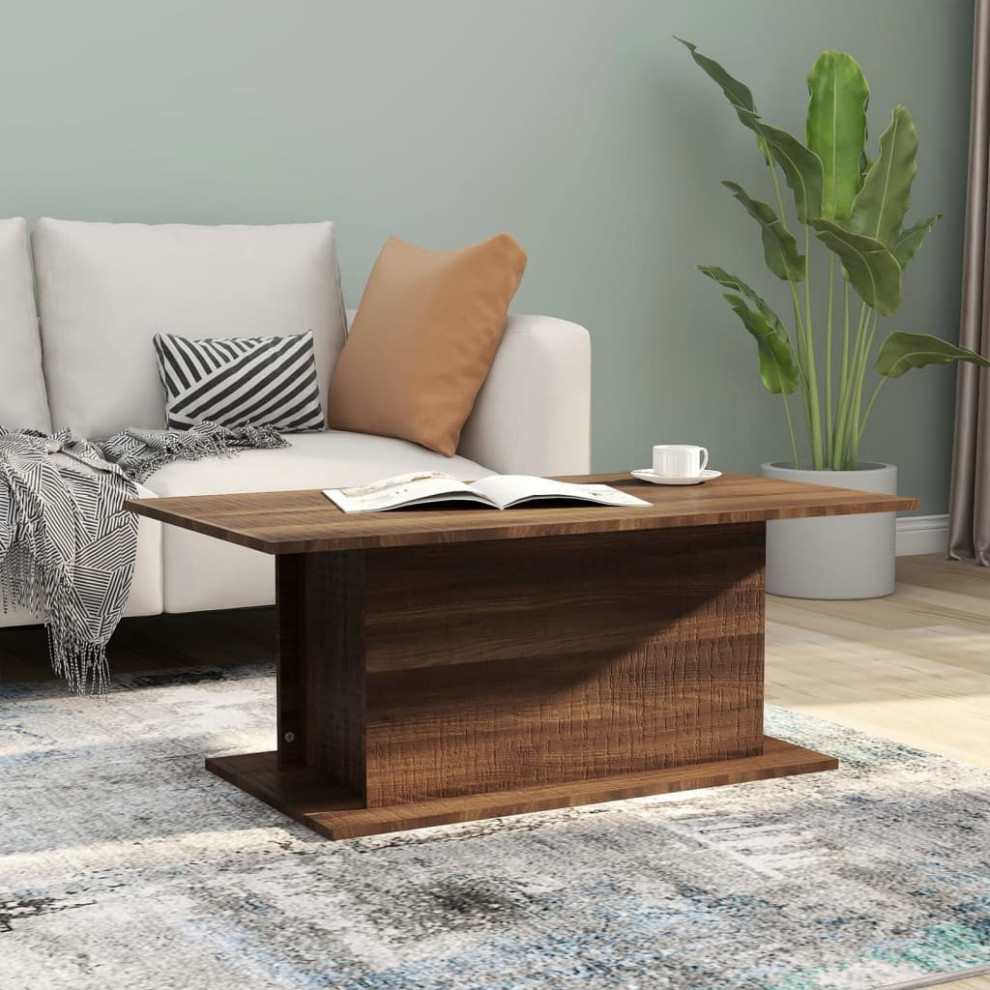 vidaXL Coffee Table Living Room Sofa End Table Gray Sonoma Engineered Wood   Transitional   Coffee Tables   by vidaXL LLC  Houzz