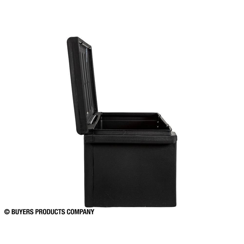 Buyers Products Company 26 in. x 23 in. x 51 in. Matte Black Plastic All-Purpose Truck Tool Box Chest 1712255