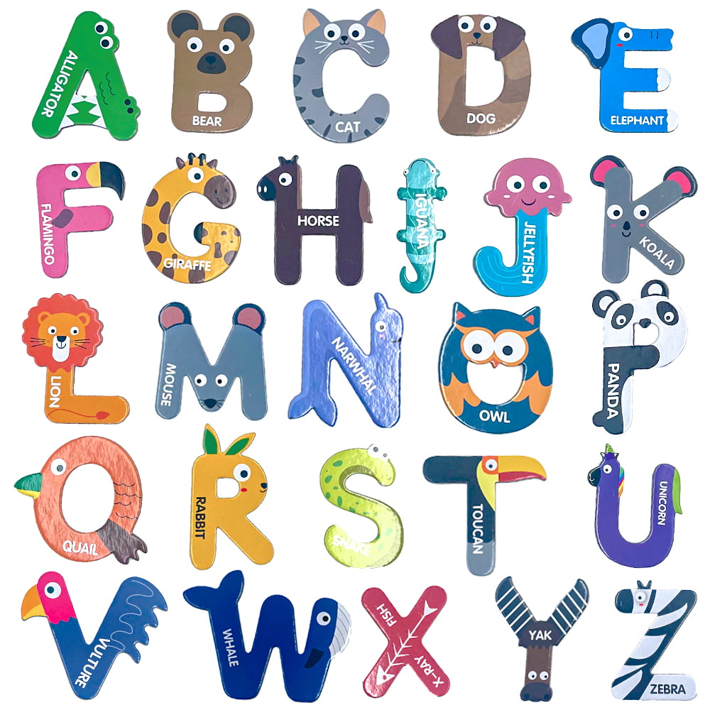 Magnetic Letters， Educational Learning Toys， Preschool Alphabet Toys for Toddler 3 4 5 6 7 Years Old