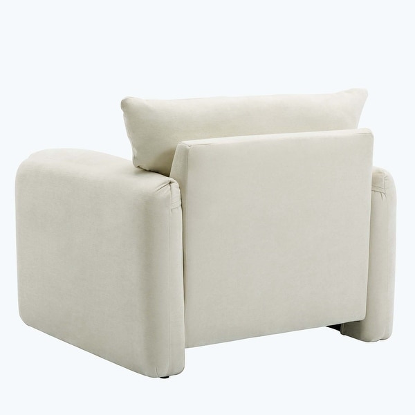 Modern Style Chenille Oversized Armchair Accent Chair for Living Room，Bedroom