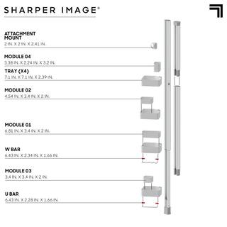 Sharper Image Shower Caddy 4-Tier 1012445