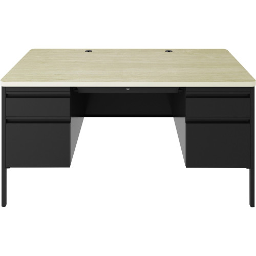 Lorell Fortress Double-pedestal Teacher's Desk (03155)