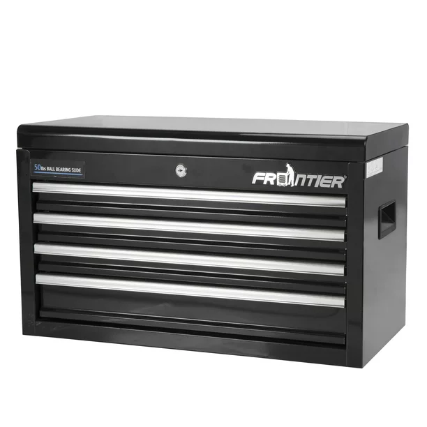 Frontier 26-inch 4-Drawer Tool Chest Organizer， Black， Steel， 41111