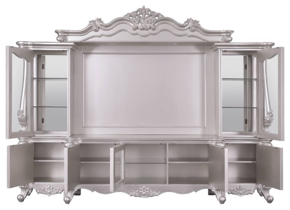 Entertainment Center  Champagne   Victorian   Entertainment Centers And Tv Stands   by VirVentures  Houzz