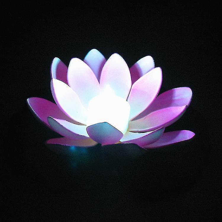 Floating Lantern Led Lotus Lotus Lamp， Blessing And Wish Lamp， Eva Material， Amphibious Type