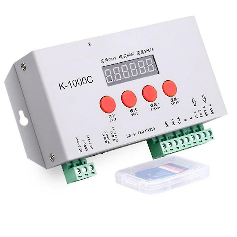 K-1000c Controller K1000c Ws2812b Ws2811 Apa102 T1000s Ws2813 Led 2048 Pixel Controller Dc5-24v